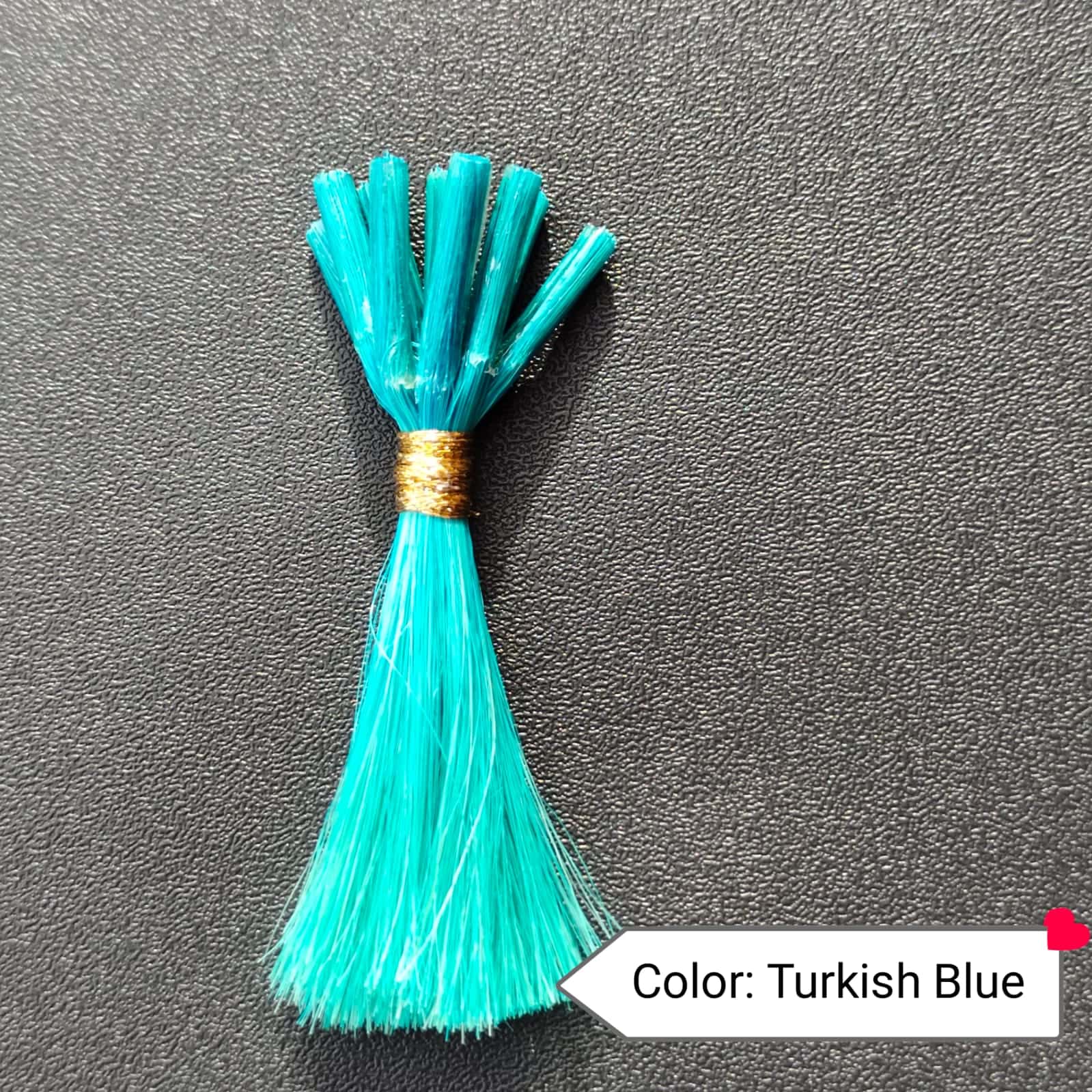 Color Turkish Blue Human Hair Extensions