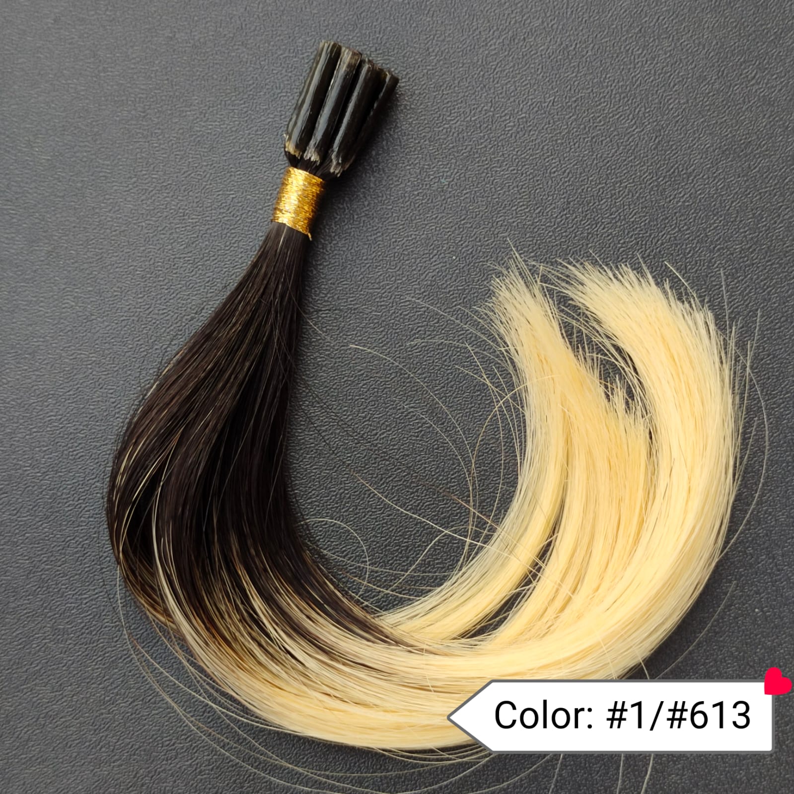 Color no. 1 by 613 Human Hair Extensions